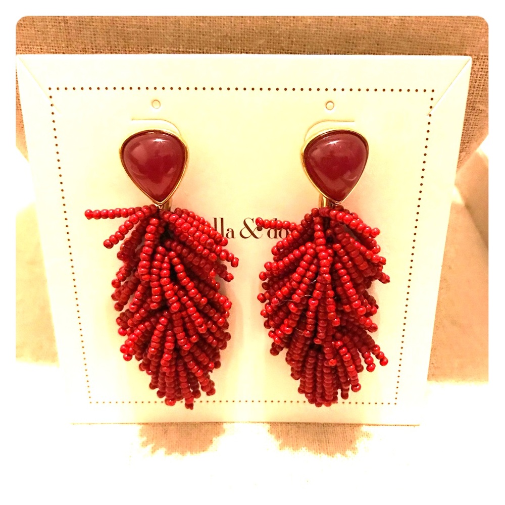 Stella & Dot Riva Tassel  Earrings